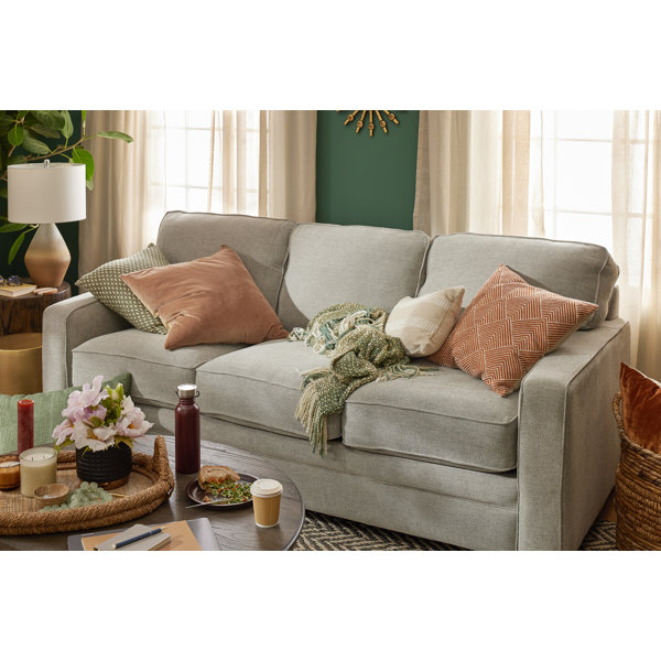LaZBoy Meyer Sofa with Memory Foam Cushions Wayfair
